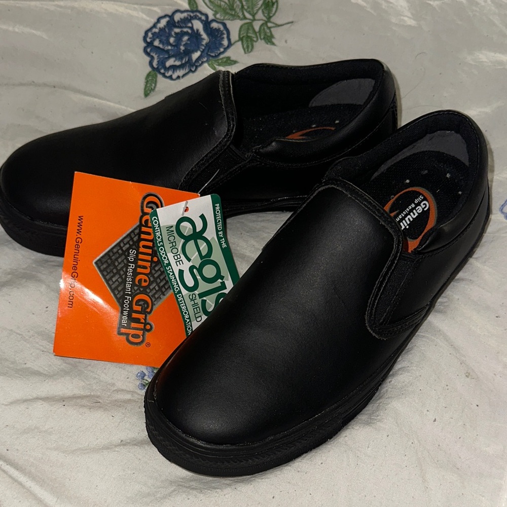 Classic Black Leather Loafers
